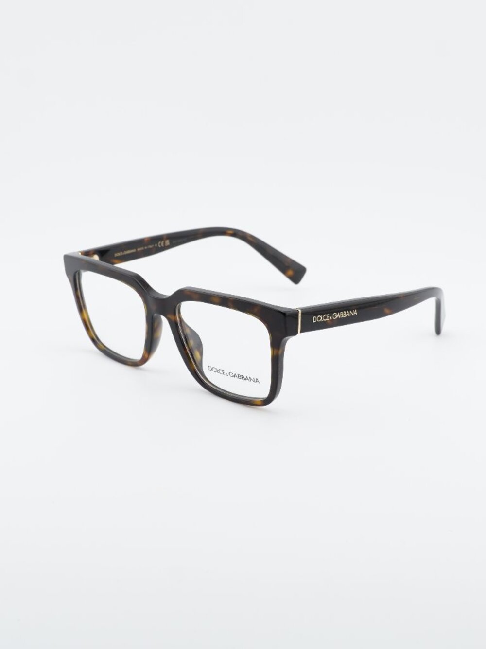 Dolce & Gabbana DG3422 502 Eyeglasses Square Havana 53mm Frame